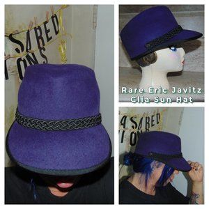 Eric Javitz Purple Black CLIA Women's Designer Hat